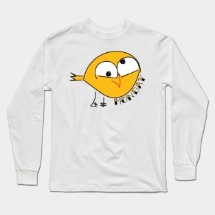 Bird funny animals quote monday Long Sleeve T-Shirt